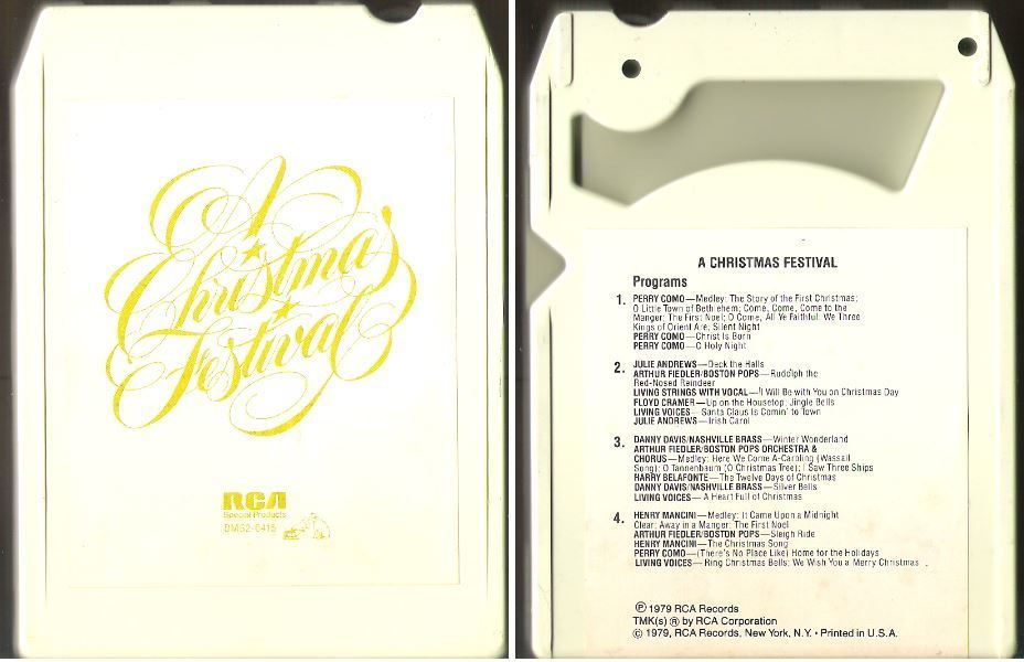 Various Artists / A Christmas Festival (1979) / RCA Special Products DMS2-0415 P1 (Part 1)