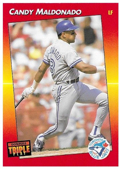 Maldonado, Candy / 1992 Toronto Blue Jays / Triple Play #15