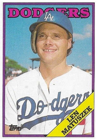 Matuszek, Len / 1992 Los Angeles Dodgers / Topps #92