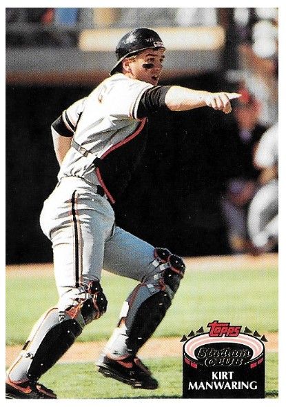 Manwaring, Kirt / 1992 San Francisco Giants / Stadium Club #271