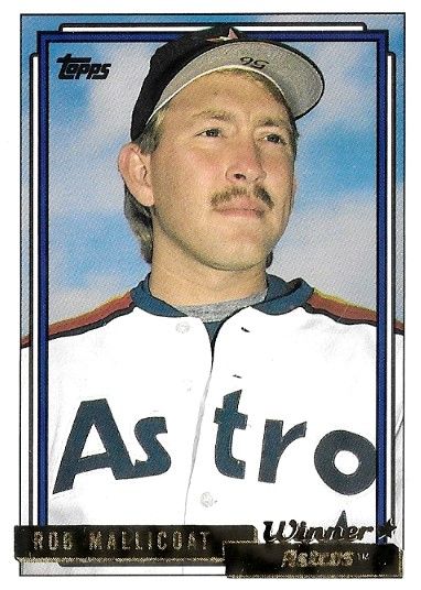 Mallicoat, Rob / 1992 Houston Astros / Topps #501