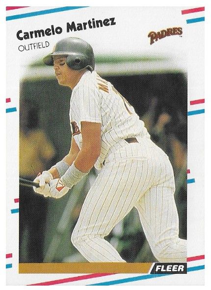 Martinez, Carmelo / 1988 San Diego Padres / Fleer #591