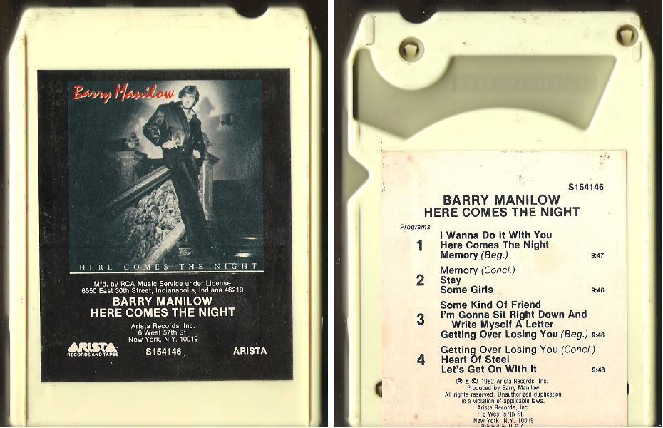 Manilow, Barry / Here Comes the Night (1982) / Arista S-154146