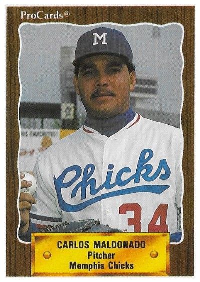 Maldonado, Carlos / 1990 Memphis Chicks / CMC #779