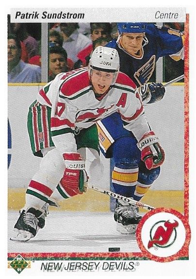 Sundstrom, Patrik / 1990-91 New Jersey Devils / Upper Deck #288 / French