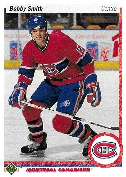 Smith, Bobby / 1990-91 Montreal Canadiens / Upper Deck #72 / French