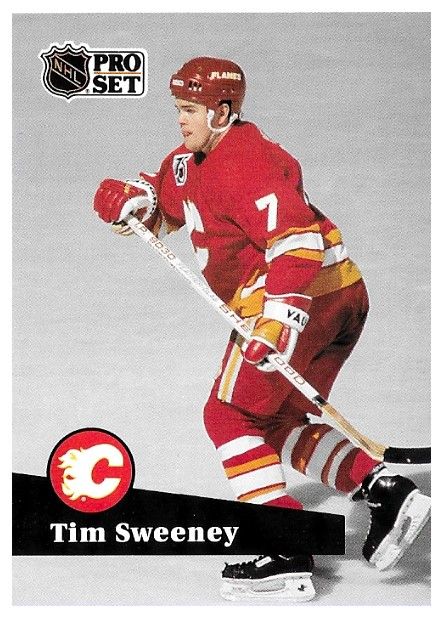 Sweeney, Tim / 1991-92 Calgary Flames / Pro Set #364
