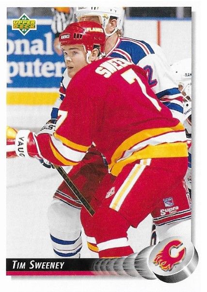 Sweeney, Tim / 1992-93 Calgary Flames / Upper Deck #95