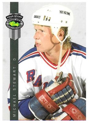 Stewart, Michael / 1992 Binghampton Rangers / Classic Four Sport #197
