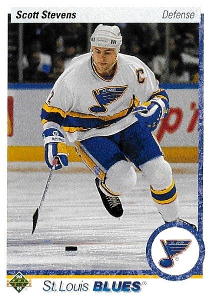 Stevens, Scott / 1990-91 St. Louis Blues / Upper Deck #436