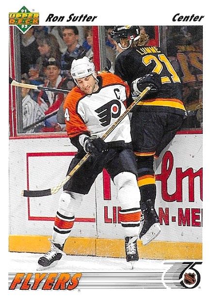Sutter, Ron / 1991-92 Philadelphia Flyers / Upper Deck #309