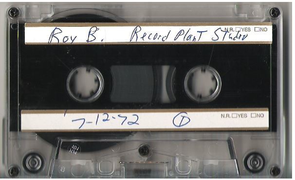 Buchanan, Roy / New York, NY (1972) / Record Plant (Live + Rare Cassette)