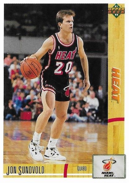 Sundvold, Jon / 1991-92 Miami Heat / Upper Deck #291