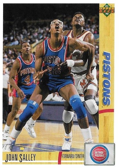 Salley, John / 1991-92 Detroit Pistons / Upper Deck #190