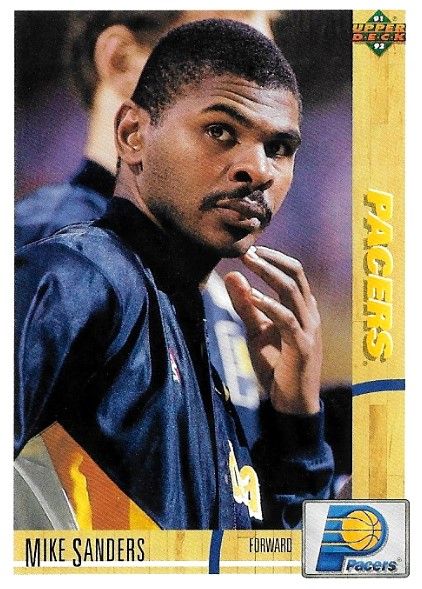 Sanders, Mike / 1991-92 Indiana Pacers / Upper Deck #337