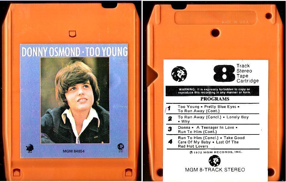 Osmond, Donny / Too Young (1972) / MGM 84854