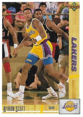 Scott, Byron / 1991-92 Los Angeles Lakers / Upper Deck #142