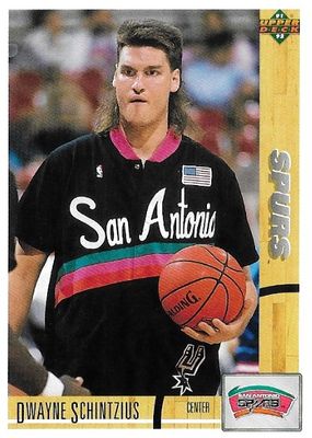 Schintzius, Dwayne / 1991-92 San Antonio Spurs / Upper Deck #376