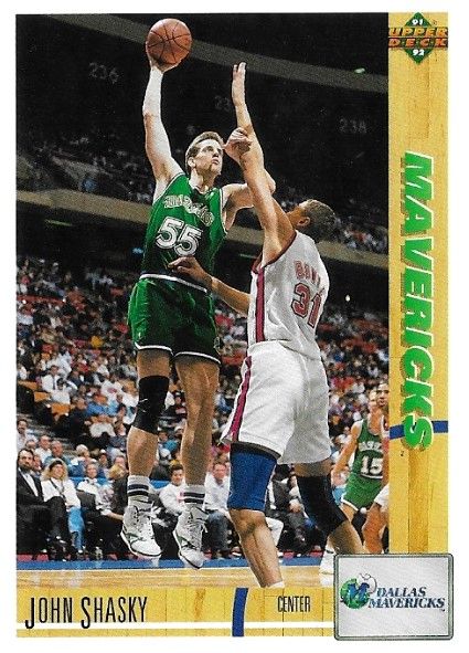 Shasky, John / 1991-92 Dallas Mavericks / Upper Deck #101