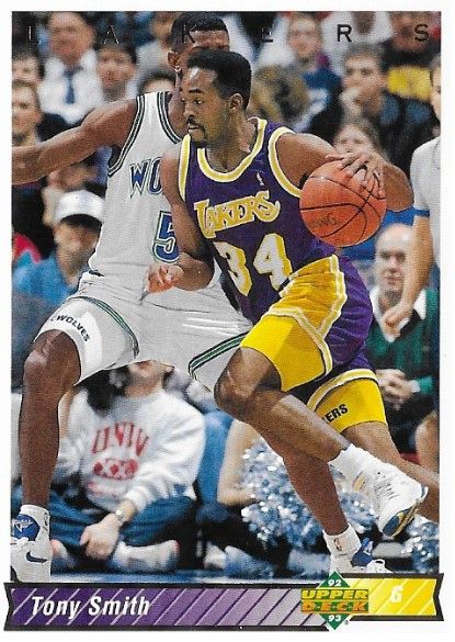 Smith, Tony / 1992-93 Los Angeles Lakers / Upper Deck #102