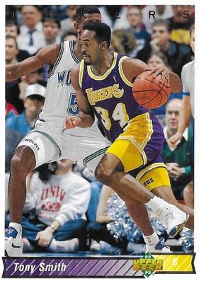 Smith, Tony / 1992-93 Los Angeles Lakers / Upper Deck #102