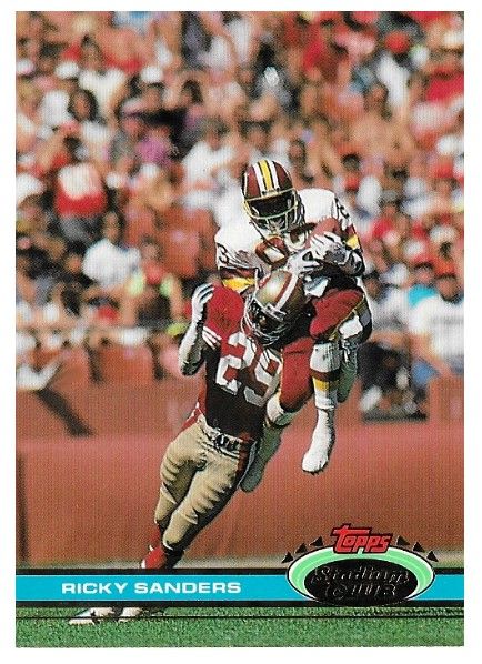 Sanders, Ricky / 1991 Washington Redskins / Stadium Club #437