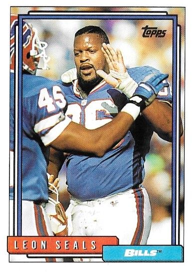 Seals, Leon / 1992 Buffalo Bills / Topps #254