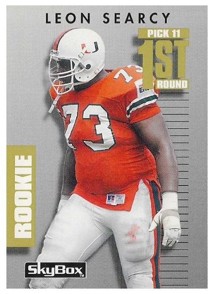 Searcy, Leon / 1992 Pittsburgh Steelers / SkyBox Prime Time #225