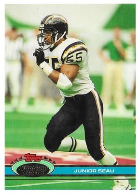 Seau, Junior / 1991 San Diego Chargers / Stadium Club #317