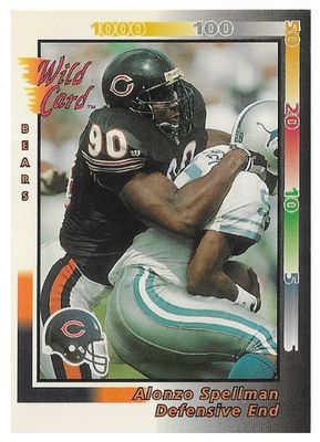 Spellman, Alonzo / 1992 Chicago Bears / Wild Card #378