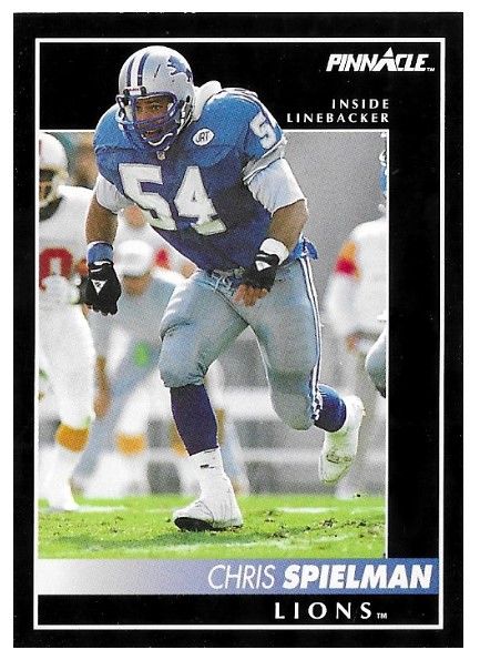 Spielman, Chris / 1992 Detroit Lions / Pinnacle #19