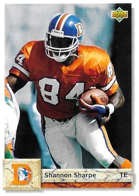 Sharpe, Shannon / 1992 Denver Broncos / Upper Deck #499