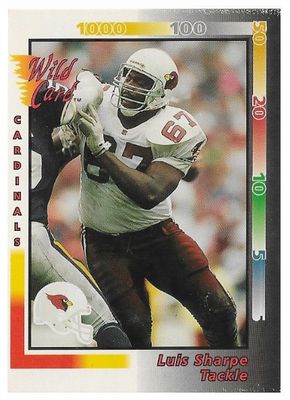 Sharpe, Luis / 1992 Phoenix Cardinals / Wild Card #406