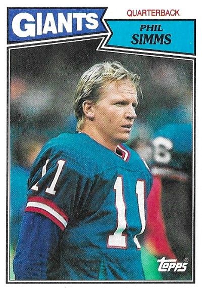 Simms, Phil / 1987 New York Giants / Topps #10