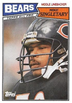 Singletary, Mike / 1987 Chicago Bears / Topps #58