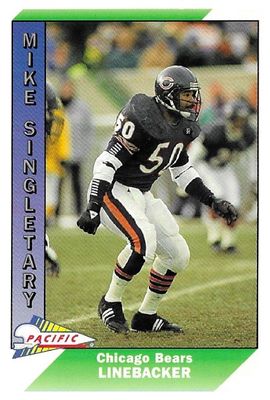 Singletary, Mike / 1991 Chicago Bears / Pacific #53