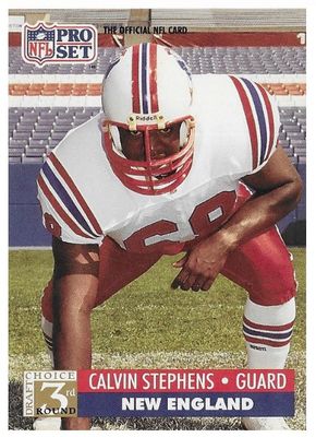 Stephens, Calvin / 1991 New England Patriots / Pro Set #785