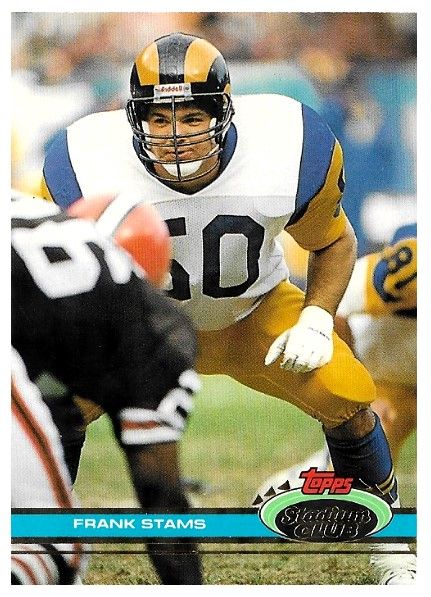 Stams, Frank / 1991 Los Angeles Rams / Stadium Club #142