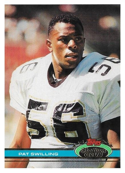Swilling, Pat / 1991 New Orleans Saints / Stadium Club #102