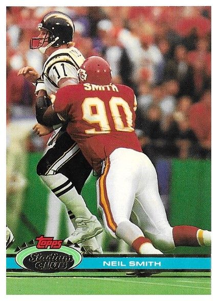 Smith, Neil / 1991 Kansas City Chiefs / Stadium Club #386