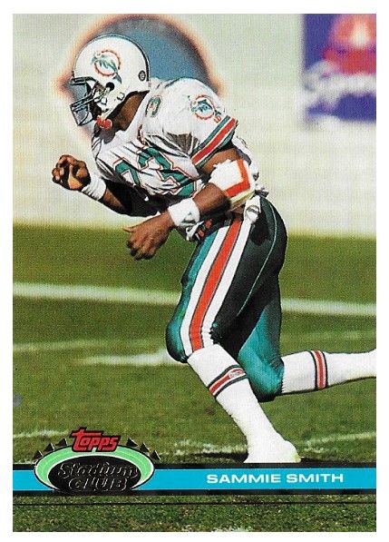 Smith, Sammie / 1991 Miami Dolphins / Stadium Club #204