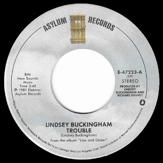 Buckingham, Lindsey / Trouble / Asylum E-47223