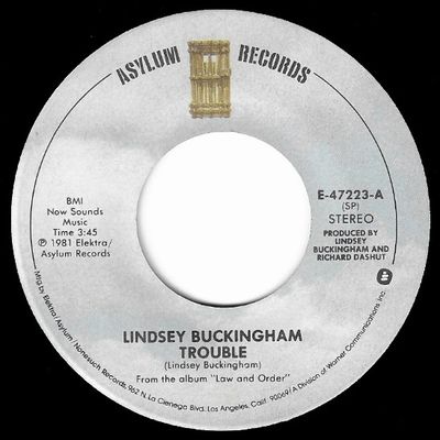 Buckingham, Lindsey / Trouble / Asylum E-47223