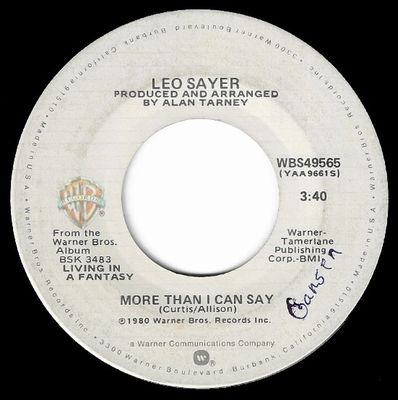 Sayer, Leo / More Than I Can Say / Warner Bros. WBS-49565