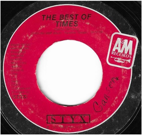 Styx / The Best of Times / A+M 2300-S