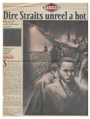 Dire Straits / Making Movies: Dire Straits Unreel a Hot One / 1981
