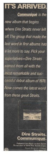 Dire Straits / Communique: It&#39;s Arrived (1979)