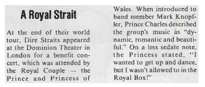 Dire Straits / A Royal Strait / 1985