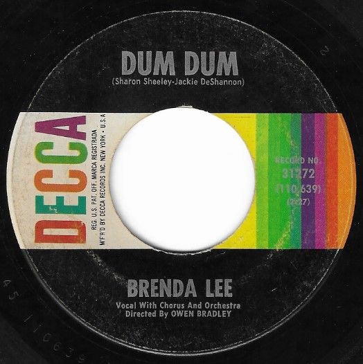 Lee, Brenda / Dum Dum / Decca 31272
