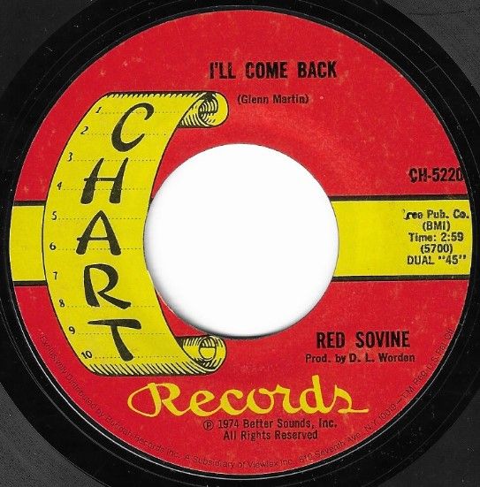 Sovine, Red / I&#39;ll Come Back / Chart CH-5220